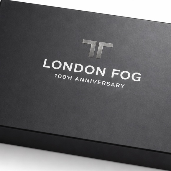 London Fog 100th Anniversary Quilted Black Flap Clutch Wallet – New in Box - Picture 2 of 2